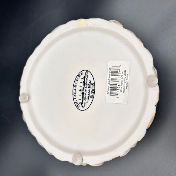 Candle Jar Base Donna Elias Great American Lighthouses Collector Series - Picture 4 of 4